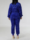 Bellizimos Sequin Sweatshirt & Jogger Pants Set