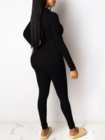 Solid Zip Top & Pants Set