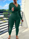 Bellizimos Solid Zip-Front Hoodie & Pants Set