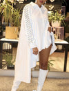Solid High-Low Tunic Shirt