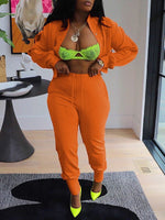 Bellizimos Zip Bomber Jacket & Jogger Pants Set