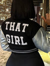 Embroidery Bomber Jacket