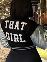 Embroidery Bomber Jacket