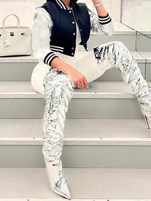 Embroidery Bomber Jacket