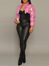 Solid Zip-Front Puffer Coat