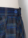 Plaid Sheer Skirt