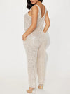 Sequin Sleeveless Jumpsuit