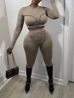 Solid Skinny 2PC Set