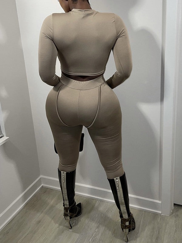 Solid Skinny 2PC Set