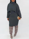 Knit Tank Dress & Sweater Cape Set