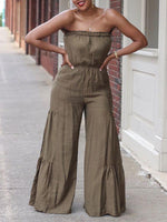 Bellizimos Bandeau Wide-Leg Jumpsuit