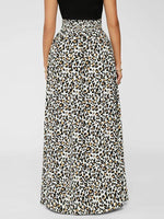 High-Waist Leopard Skirt